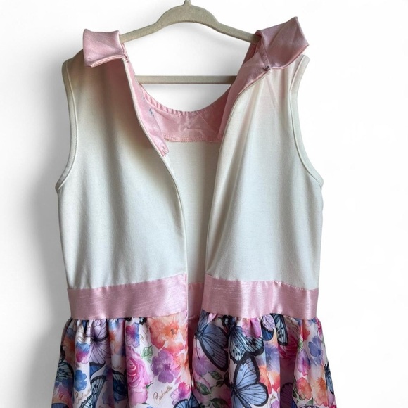Cinderella Pink and White Butterfly Dress - Picture 6 of 7